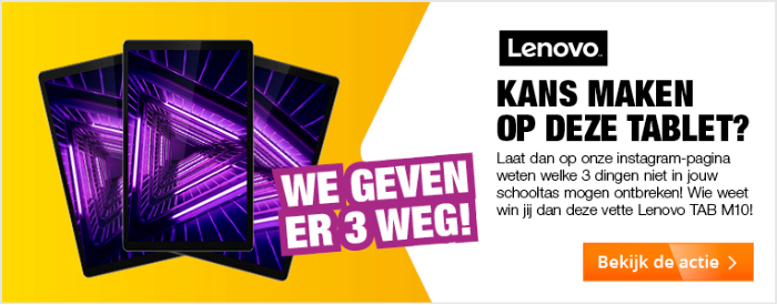 Maak kans op een tablet