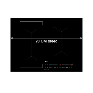 AEG IKE74440CB inductie kookplaat
