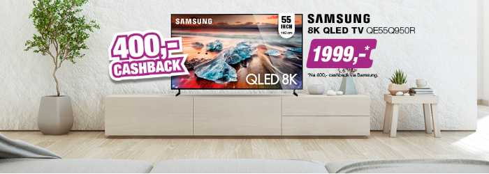 Cashback op 8K TV