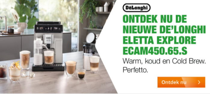 DeLonghi ECAM45065S Eletta Explore volautomaat espressomachine