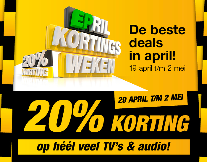 Korting op TV en Audio