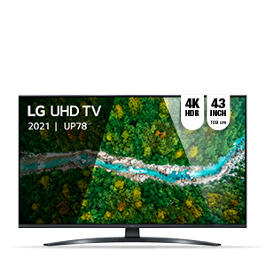 LG 43UP78006LB 4K LED TV