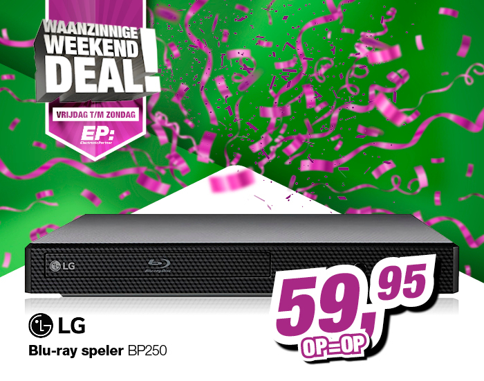 LG BP250 Bluray speler