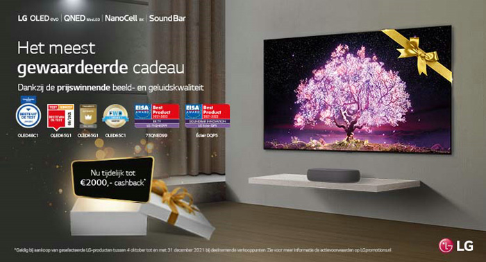 LG promotie aanbieding