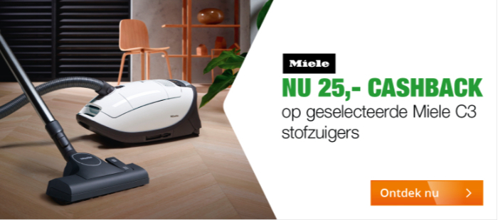 Miele stofzuiger cashback