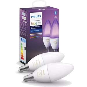 Philips Hue White and Color Ambiance 2pack E14